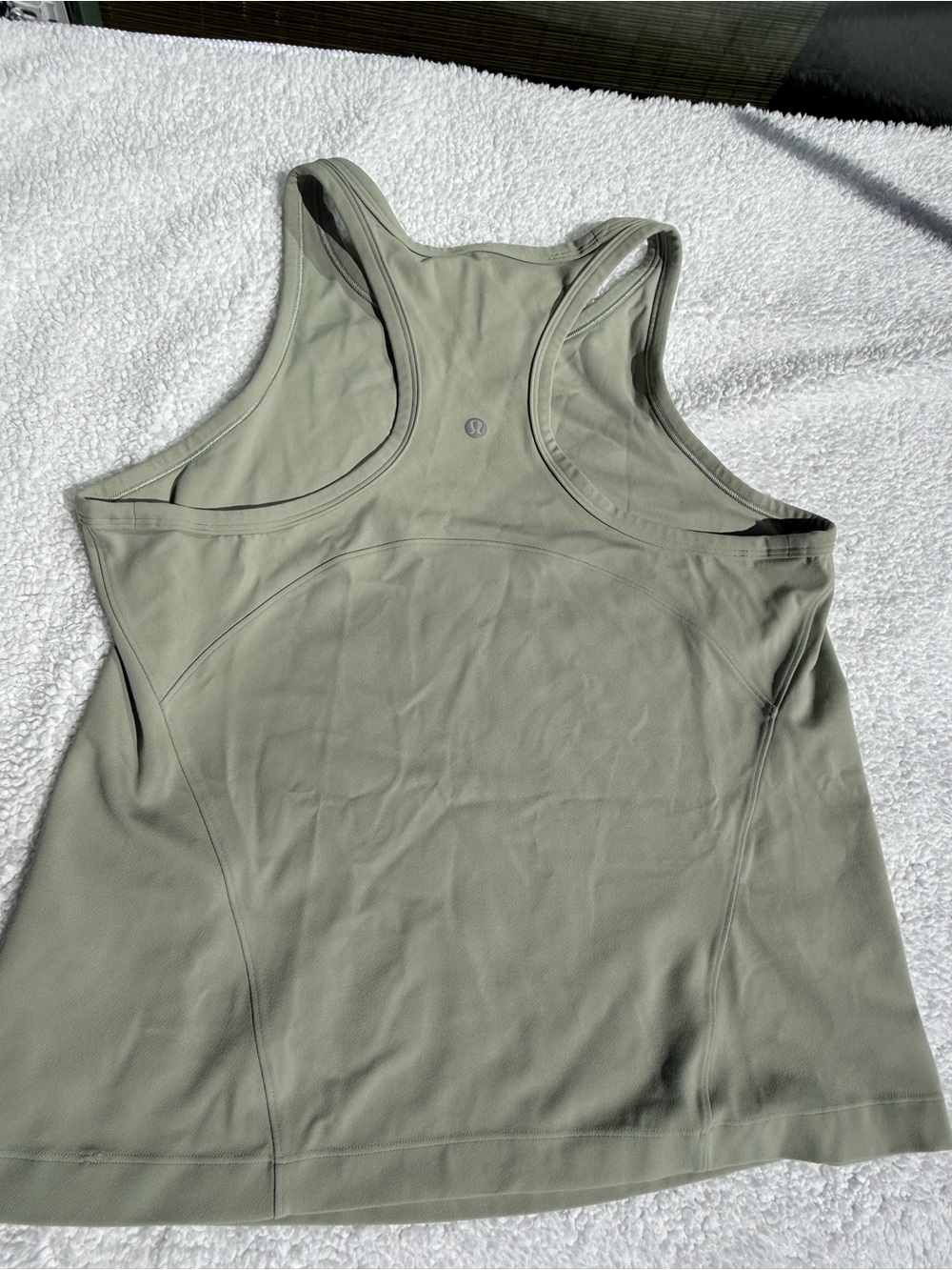 lululemon athletica align waist length light green Racerback Tank
